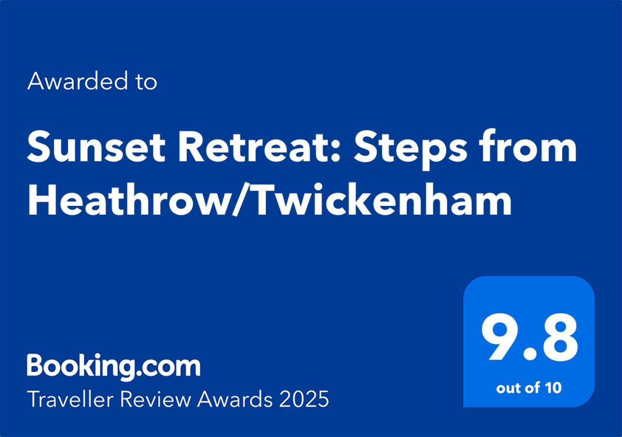 Sunset Retreat: Steps From Heathrow/Twickenham Daire Hounslow Dış mekan fotoğraf